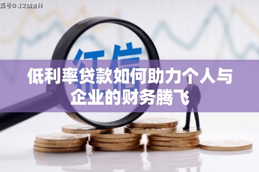 廊坊低利率贷款如何助力个人与企业的财务腾飞