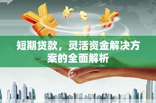 廊坊短期贷款，灵活资金解决方案的全面解析