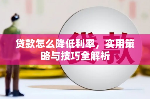 廊坊贷款怎么降低利率，实用策略与技巧全解析