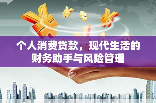 廊坊个人消费贷款，现代生活的财务助手与风险管理