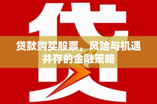 廊坊贷款购买股票，风险与机遇并存的金融策略
